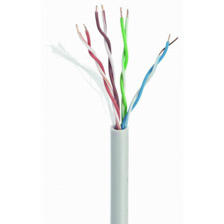 Gembird CAT5e UTP 100m cable de red Gris U/UTP (UTP)