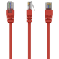 Gembird PP12-1M/R cable de red Rojo Cat5e U/UTP (UTP)