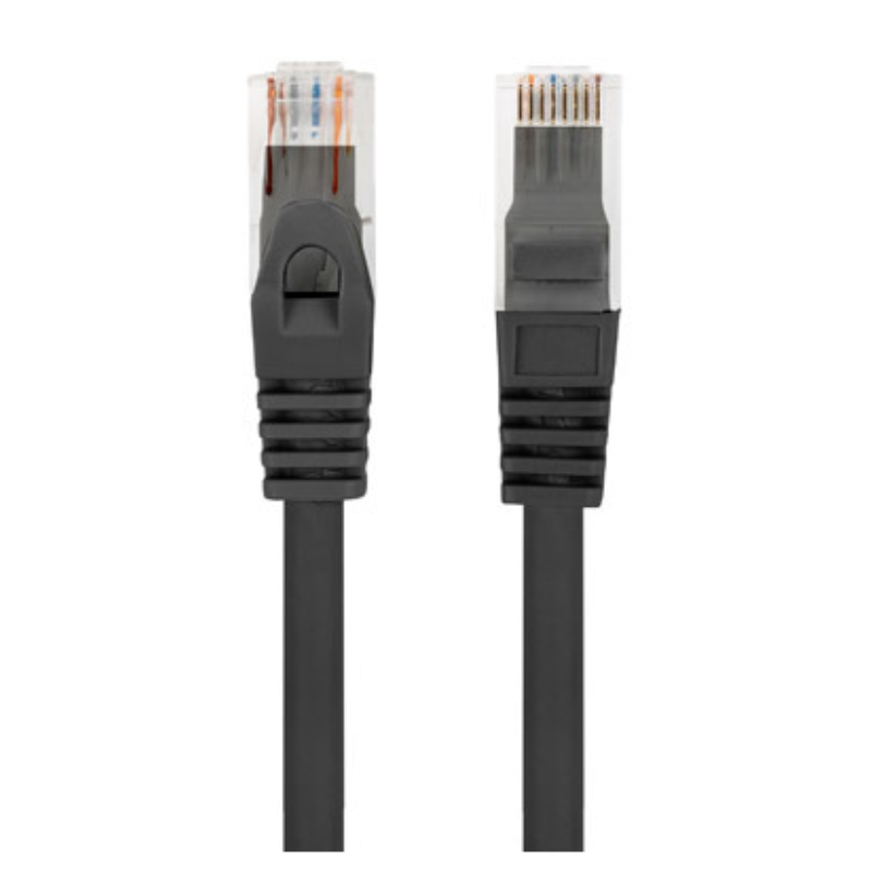 Lanberg PCU6-10CU-1000-BK cable de red Negro 10 m Cat6 U/UTP (UTP)