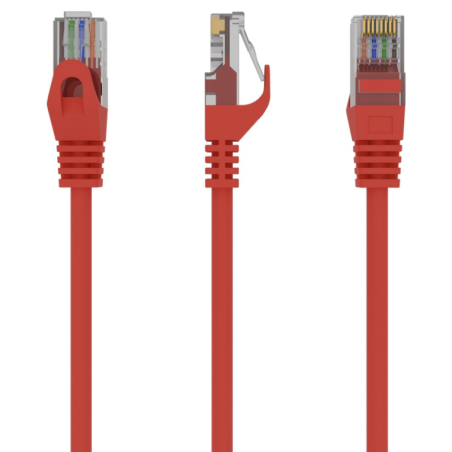 Gembird PP6U-1M cable de red Rojo Cat6 U/UTP (UTP)