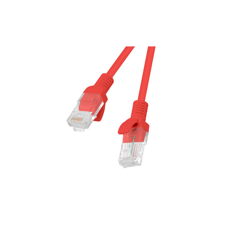 Cable red lanberg latiguillo cat.6 utp 10m rojo fluke passed