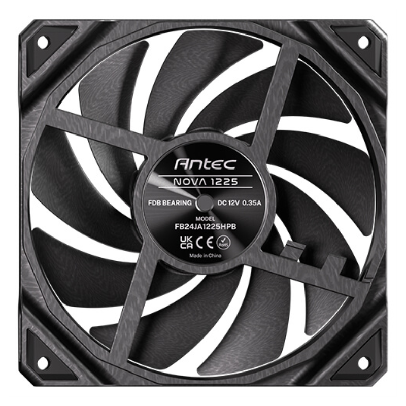 Antec Nova Carcasa del ordenador Ventilador 12 cm Negro 1 pieza(s)