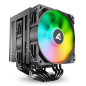 Sharkoon A60 RGB Procesador Refrigerador de aire 12 cm Negro 1 pieza(s)