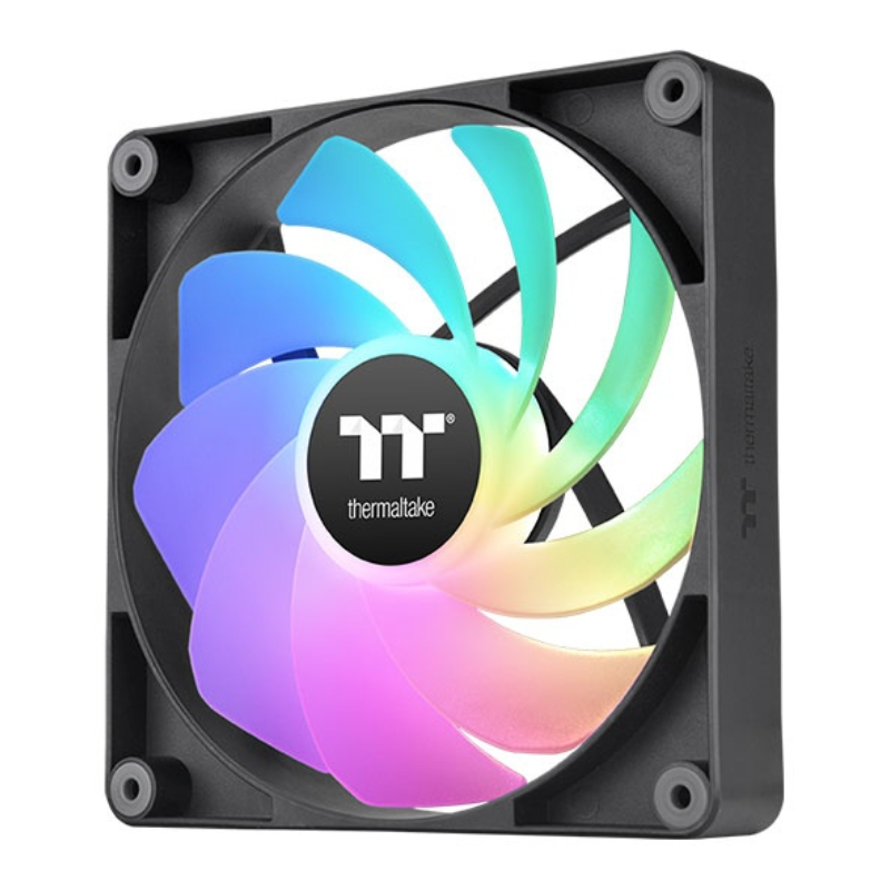 Thermaltake CT120 Reverse ARGB Carcasa del ordenador Ventilador 12 cm Negro 2 pieza(s)