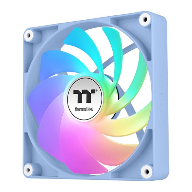 Thermaltake Fan Hydrangea Blue CT120 Carcasa del ordenador Ventilador 12 cm Azul, Blanco 2 pieza(s)