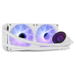 NOX Hummer M-240 ARGB Procesador Sistema de refrigeración líquida todo en uno 12 cm Blanco