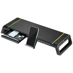 Ewent EW1268 soporte para monitor Escritorio Negro