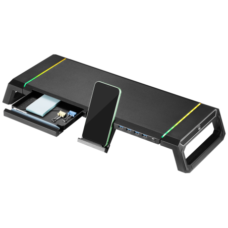 Ewent EW1268 soporte para monitor Escritorio Negro
