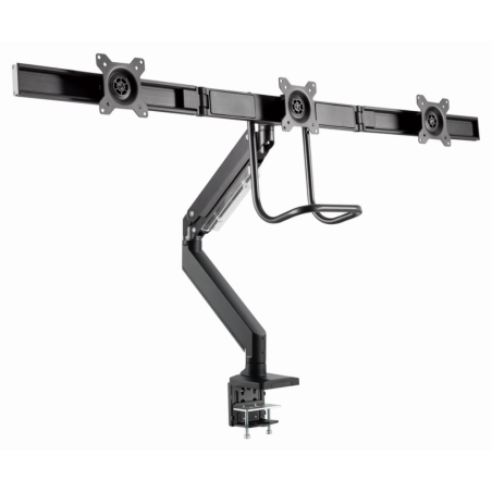 Gembird MA-DA3-03 soporte para monitor 68,6 cm (27) Escritorio Negro
