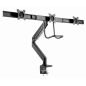 Gembird MA-DA3-03 soporte para monitor 68,6 cm (27) Escritorio Negro