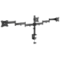 TooQ DB1327TN-B soporte para monitor 68,6 cm (27) Negro Escritorio