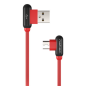 NATEC NKA-1201 cable USB USB 2.0 1 m USB A USB C Negro, Rojo