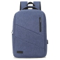 SUBBLIM City Backpack Mochila para portátil 15.6, Poliéster Oxford, Azul