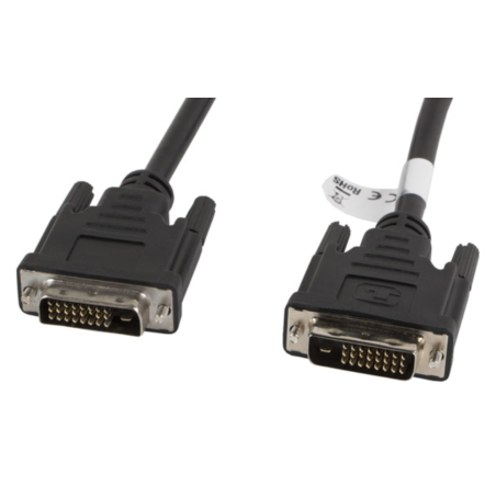 Lanberg CA-DVID-10CC-0018-BK cable DVI 1,8 m DVI-D Negro
