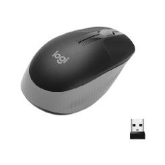 Mouse raton logitech m190 full size optico wiireles inalambrico gris c