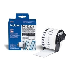 Etiquetas cinta continua brother blanca dk22223 ql - 500a ql - 500bw q