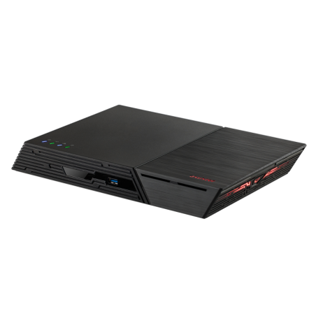 Servidor nas asustor mini desktop 12 bay nas quad - core 2.0ghz 10gbe 