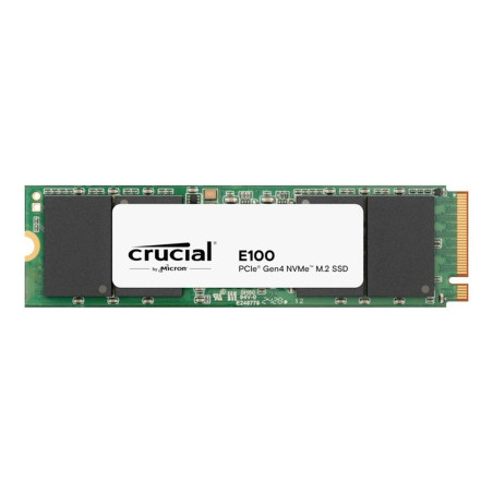 Disco duro interno solido ssd crucial e100 2tb m.2 nvme pci express 4.