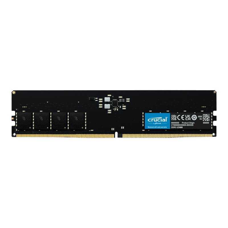 Memoria ram ddr5 16gb crucial - udimm - 5600 mhz - pc5 44800 - cl46 - 1.1v