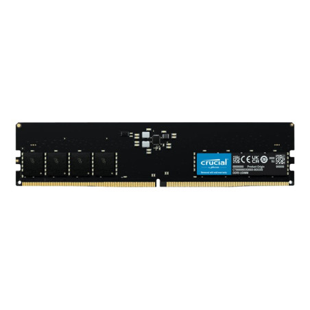 Memoria ram ddr5 16gb crucial - udimm - 5600 mhz - pc5 44800 - cl46 - 