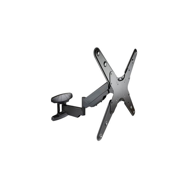 Soporte tv - monitor tooq 23 pulgadas - 55 pulgadas giratorio - inclinable negro vesa max 400x400 - inclinable 5º - 15º - girabl
