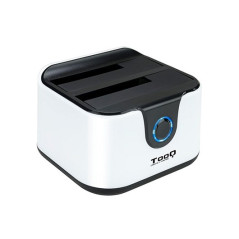 Docking station tooq hd 2.5 - 3.5 pulgadas sata a usb 3.0 doble bahia 