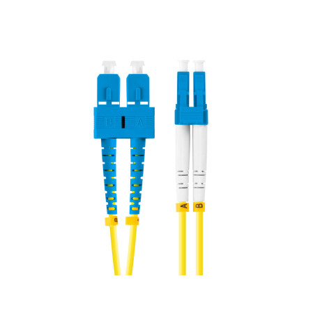 Latiguillo fibra optica sc - upc a lc - upc lanberg 2m mono duplex g65