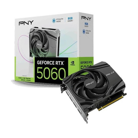 Tarjeta grafica pny geforce rtx 5060 8gb gddr7 - 3x dp - 1x hdmi pci e
