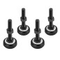 Pie lanberg m10 para armario rack 4 unidades