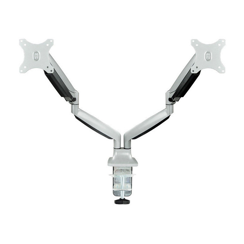 Soporte mesa monitor tooq db3132tnr - s 13 pulgadas - 32 pulgadas 2 brazos carga maxima max 9kg - brazo