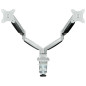Soporte mesa monitor tooq db3132tnr - s 13 pulgadas - 32 pulgadas 2 brazos carga maxima max 9kg - brazo