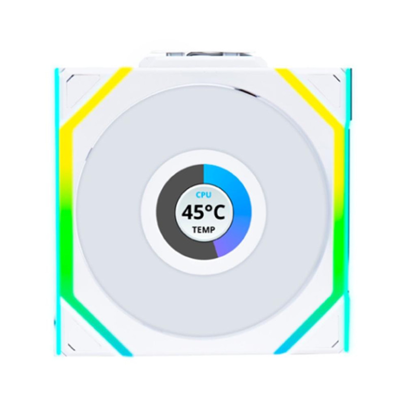 Ventilador caja lian li unifan sl inalambrico argb 120mm blanco