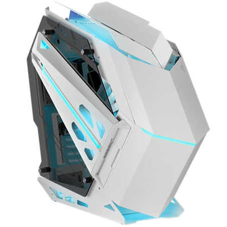 Caja ordenador mars gaming mctitanw atx argb cristal templado usb 3.0 