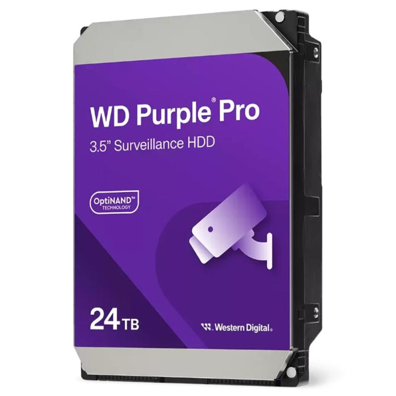 Disco duro interno hdd wd western digital purple pro wd240purp 24tb 3.5 pulgadas sata