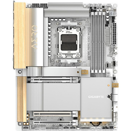 Placa base gigabyte gigabyte x870e aero x wood am5 atx - 4x drr5 - 4x 