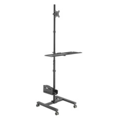 Soporte suelo con ruedas equip vesa hasta 32 pulgadas max 8kg + soport