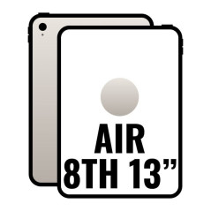 Apple iPad Air 13 8th Wi-Fi Cell/ 5G/ M4/ 256GB/ Blanco Estrella