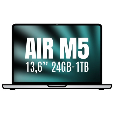 Apple Macbook Air 13,6/ M5 10-Core CPU/ 24GB/ 1TB SSD/ 10-Core GPU/ Pl