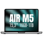 Apple Macbook Air 15,3/ M5 10-Core CPU/ 16GB/ 1TB SSD/ 10-Core GPU/ Plata