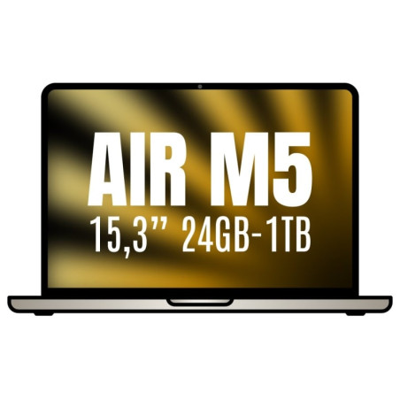 Apple Macbook Air 15,3/ M5 10-Core CPU/ 24GB/ 1TB SSD/ 10-Core GPU/ Bl