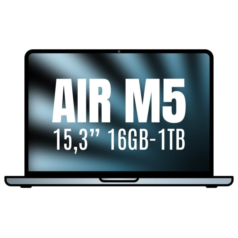 Apple Macbook Air 15,3/ M5 10-Core CPU/ 16GB/ 1TB SSD/ 10-Core GPU/ Azul