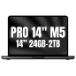 Apple Macbook Pro 14/ M5 Pro 18-Core CPU/ 24GB/ 2TB SSD/ 20-Core GPU/ Negro Espacial