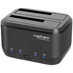 NATEC Kangaroo Dual USB 3.2 Gen 1 (3.1 Gen 1) Type-A Negro