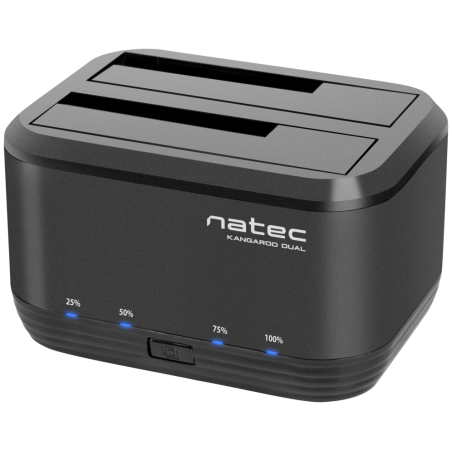NATEC Kangaroo Dual USB 3.2 Gen 1 (3.1 Gen 1) Type-A Negro