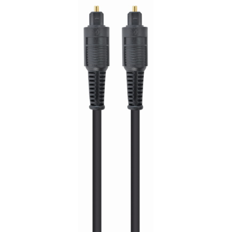 Gembird Toslink, 2m cable de audio Negro