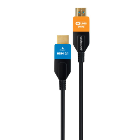 Gembird CC-HDMI8K-AOC-30M cable HDMI HDMI tipo A (Estándar) Negro, Azu
