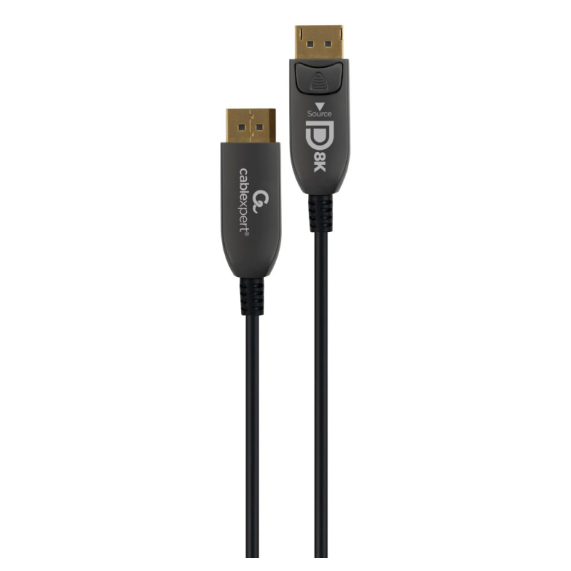 Gembird CC-DP8K-AOC-20M cable DisplayPort Negro