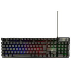 Ewent PL3319 teclado Juego USB QWERTY Portugués Negro