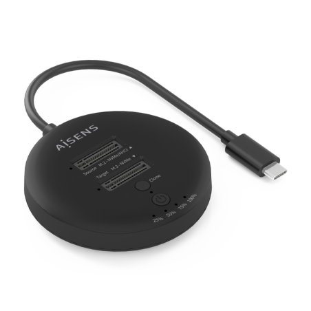 AISENS ASDS-2M2N05-BK base de conexión para disco duro USB 3.2 Gen 2 (