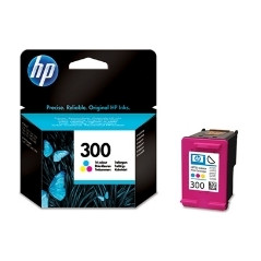 Cartucho tinta hp 300 cc643ee tricolor 4ml d2500 - d2530 - f4200